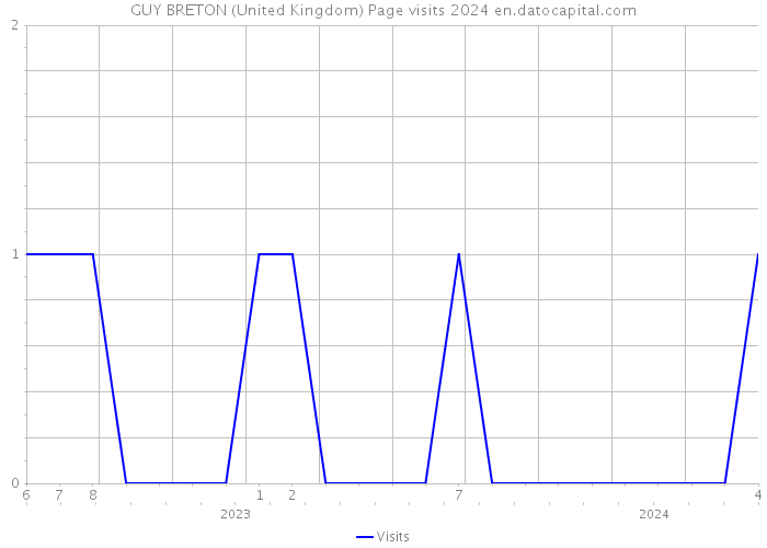 GUY BRETON (United Kingdom) Page visits 2024 