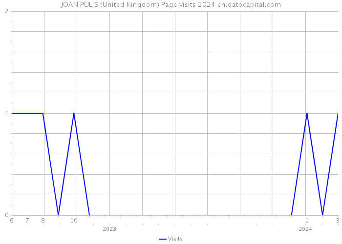 JOAN PULIS (United Kingdom) Page visits 2024 
