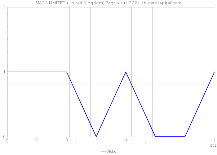 BMCG LIMITED (United Kingdom) Page visits 2024 