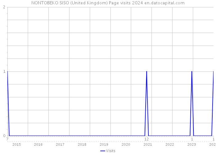 NONTOBEKO SISO (United Kingdom) Page visits 2024 