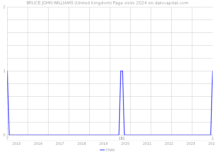 BRUCE JOHN WILLIAMS (United Kingdom) Page visits 2024 