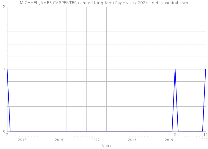 MICHAEL JAMES CARPENTER (United Kingdom) Page visits 2024 