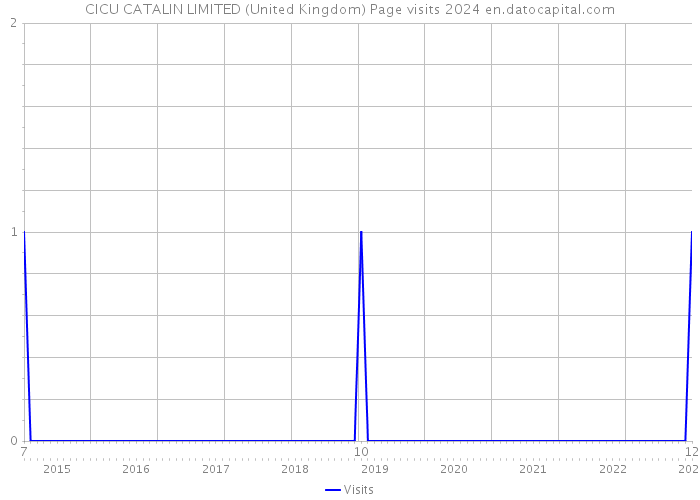 CICU CATALIN LIMITED (United Kingdom) Page visits 2024 
