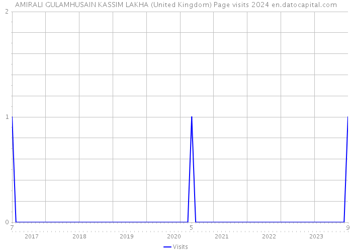 AMIRALI GULAMHUSAIN KASSIM LAKHA (United Kingdom) Page visits 2024 