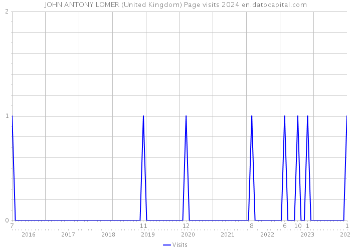 JOHN ANTONY LOMER (United Kingdom) Page visits 2024 