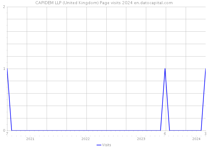 CAPIDEM LLP (United Kingdom) Page visits 2024 
