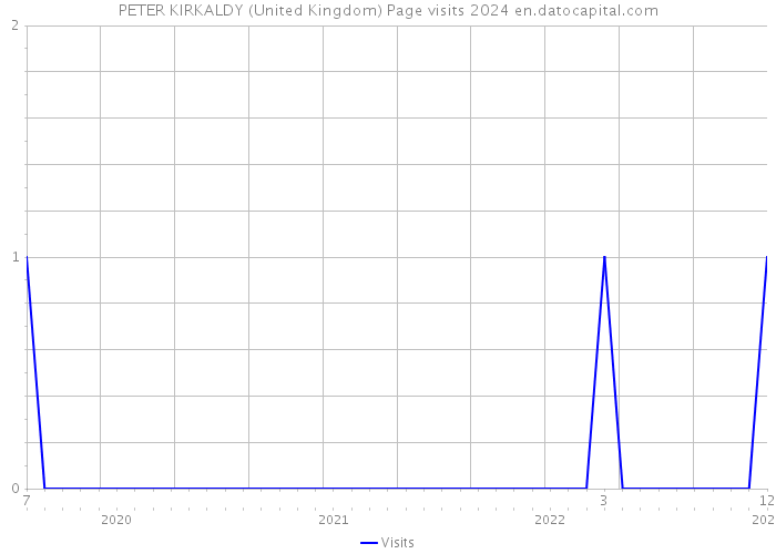 PETER KIRKALDY (United Kingdom) Page visits 2024 