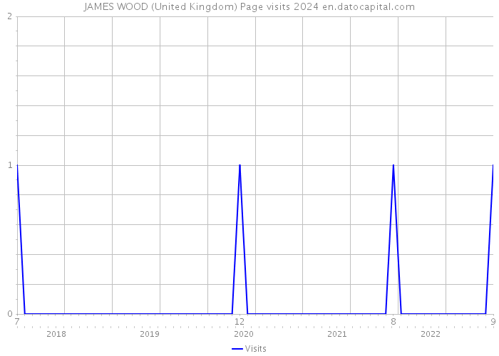 JAMES WOOD (United Kingdom) Page visits 2024 