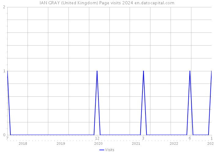 IAN GRAY (United Kingdom) Page visits 2024 