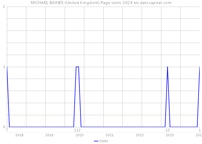 MICHAEL BAINES (United Kingdom) Page visits 2024 