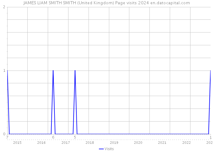 JAMES LIAM SMITH SMITH (United Kingdom) Page visits 2024 