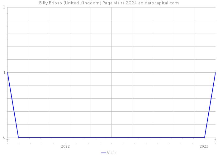 Billy Brioso (United Kingdom) Page visits 2024 