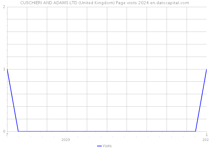 CUSCHIERI AND ADAMS LTD (United Kingdom) Page visits 2024 