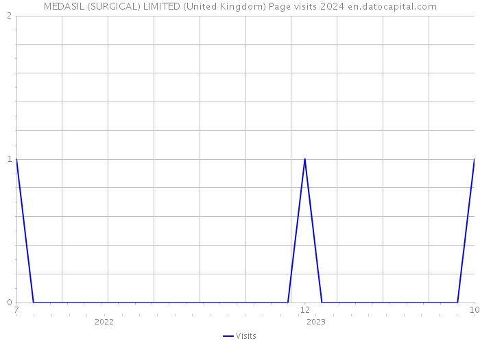 MEDASIL (SURGICAL) LIMITED (United Kingdom) Page visits 2024 
