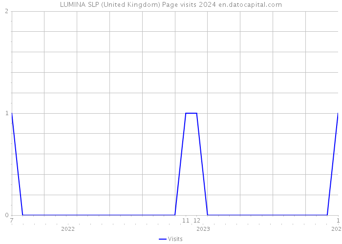 LUMINA SLP (United Kingdom) Page visits 2024 