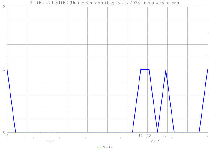 RITTER UK LIMITED (United Kingdom) Page visits 2024 