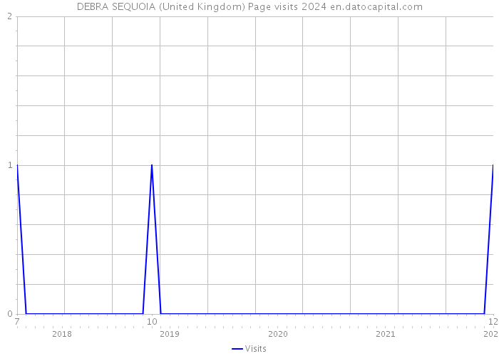DEBRA SEQUOIA (United Kingdom) Page visits 2024 