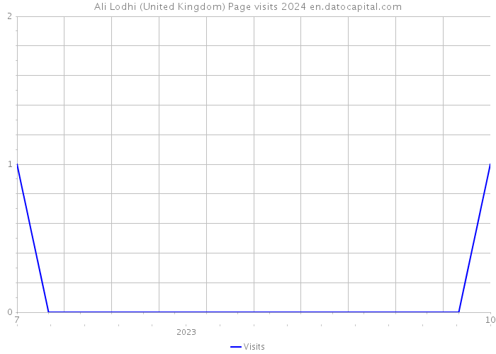 Ali Lodhi (United Kingdom) Page visits 2024 