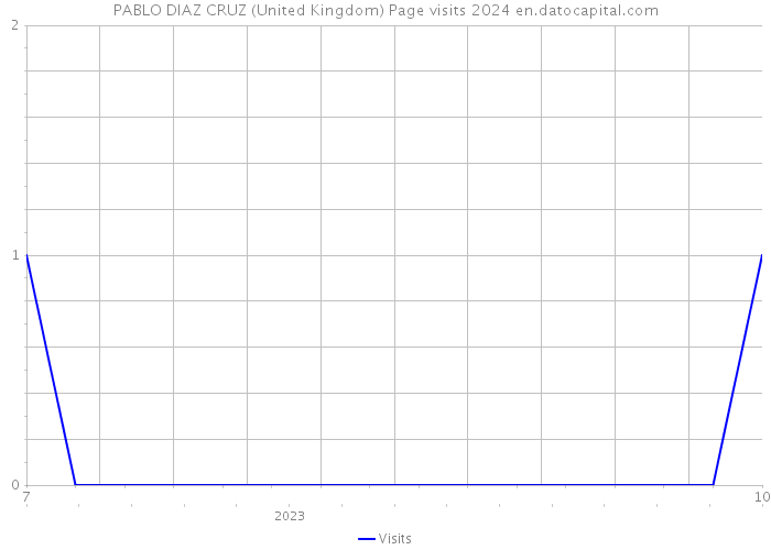 PABLO DIAZ CRUZ (United Kingdom) Page visits 2024 