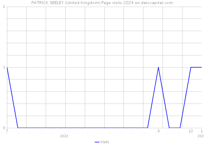 PATRICK SEELEY (United Kingdom) Page visits 2024 