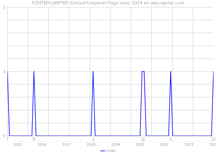 FONTEIN LIMITED (United Kingdom) Page visits 2024 