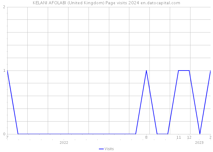 KELANI AFOLABI (United Kingdom) Page visits 2024 