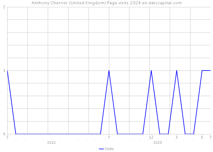 Anthony Cherrier (United Kingdom) Page visits 2024 
