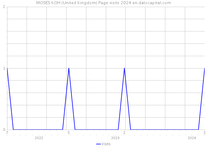 MOSES KOH (United Kingdom) Page visits 2024 