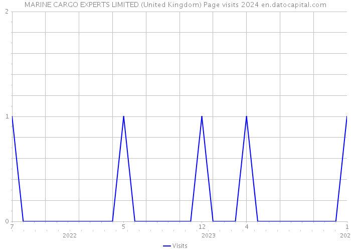 MARINE CARGO EXPERTS LIMITED (United Kingdom) Page visits 2024 