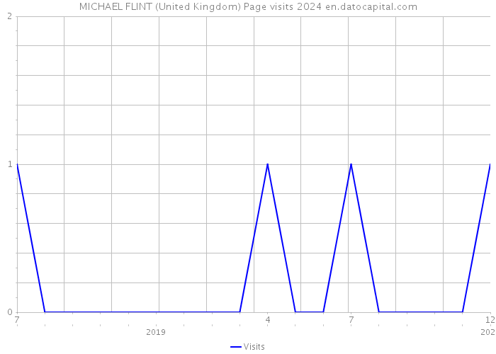 MICHAEL FLINT (United Kingdom) Page visits 2024 