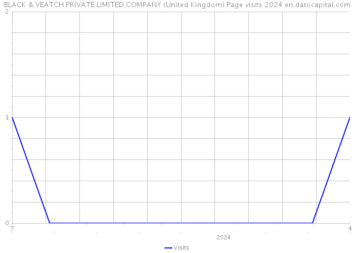 BLACK & VEATCH PRIVATE LIMITED COMPANY (United Kingdom) Page visits 2024 