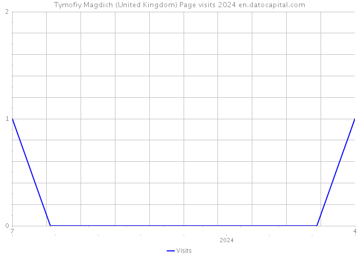 Tymofiy Magdich (United Kingdom) Page visits 2024 