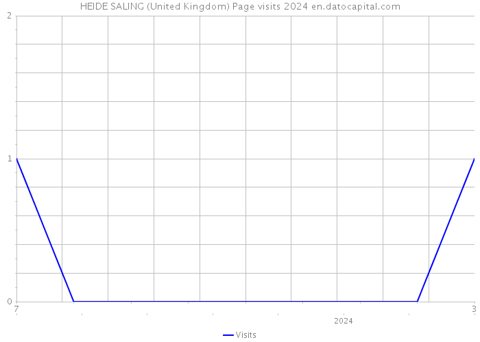 HEIDE SALING (United Kingdom) Page visits 2024 