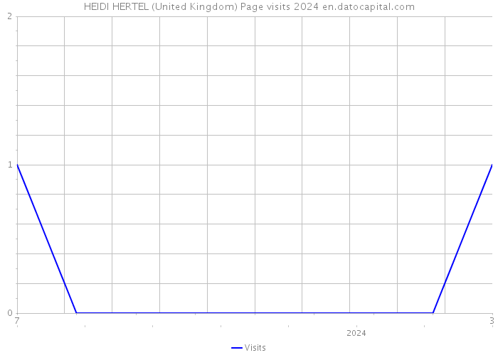 HEIDI HERTEL (United Kingdom) Page visits 2024 