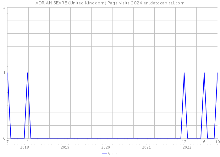 ADRIAN BEARE (United Kingdom) Page visits 2024 