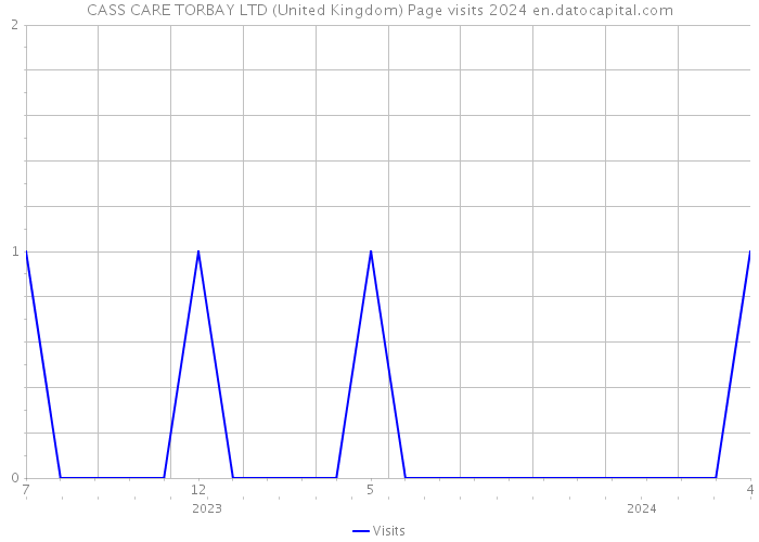CASS CARE TORBAY LTD (United Kingdom) Page visits 2024 