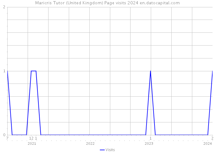 Maricris Tutor (United Kingdom) Page visits 2024 