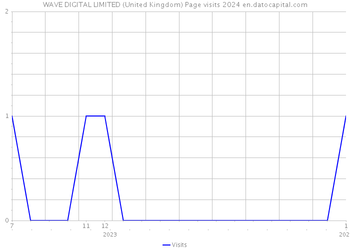 WAVE DIGITAL LIMITED (United Kingdom) Page visits 2024 
