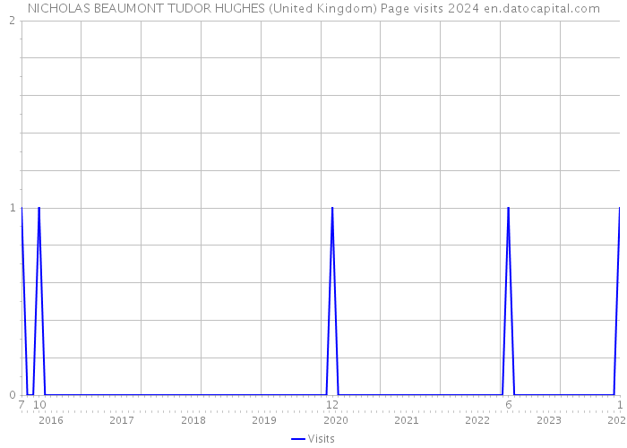 NICHOLAS BEAUMONT TUDOR HUGHES (United Kingdom) Page visits 2024 