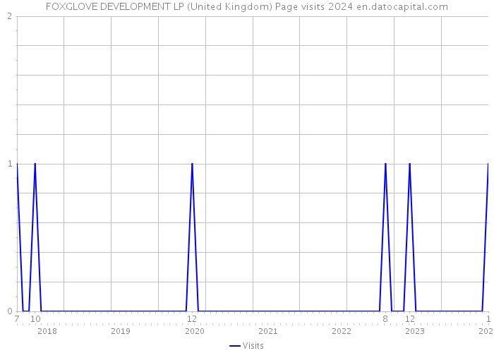 FOXGLOVE DEVELOPMENT LP (United Kingdom) Page visits 2024 