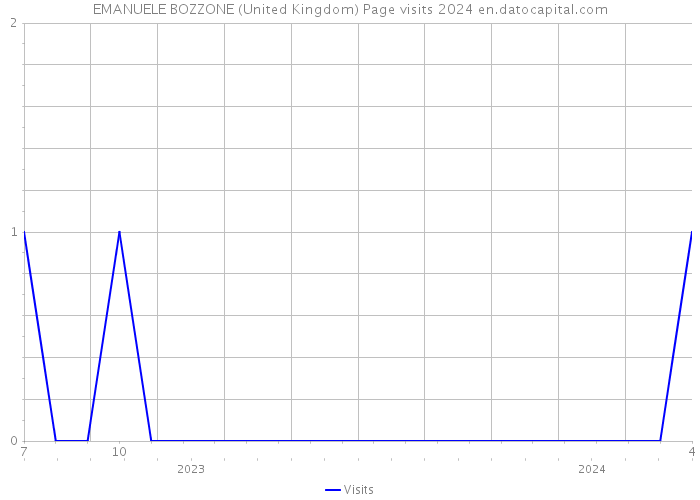 EMANUELE BOZZONE (United Kingdom) Page visits 2024 