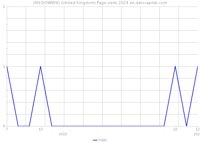 IAN DOWSING (United Kingdom) Page visits 2024 