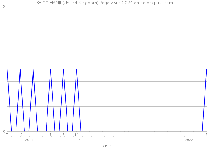 SEIGO HANJI (United Kingdom) Page visits 2024 