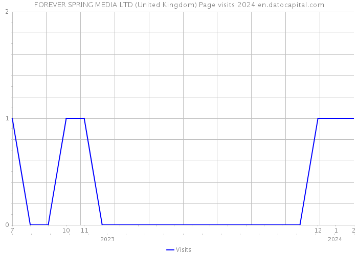 FOREVER SPRING MEDIA LTD (United Kingdom) Page visits 2024 