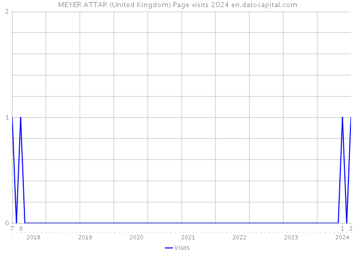 MEYER ATTAR (United Kingdom) Page visits 2024 