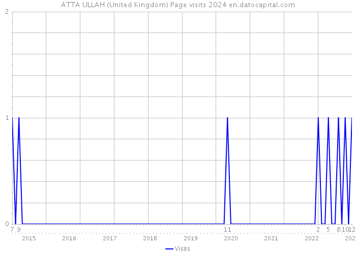 ATTA ULLAH (United Kingdom) Page visits 2024 