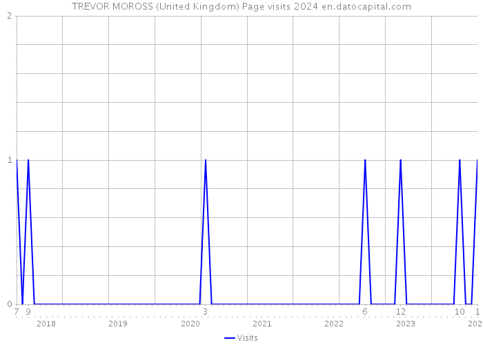 TREVOR MOROSS (United Kingdom) Page visits 2024 