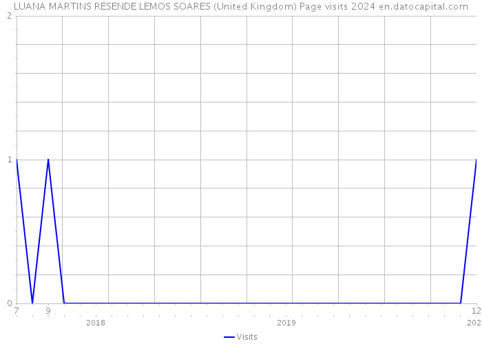LUANA MARTINS RESENDE LEMOS SOARES (United Kingdom) Page visits 2024 
