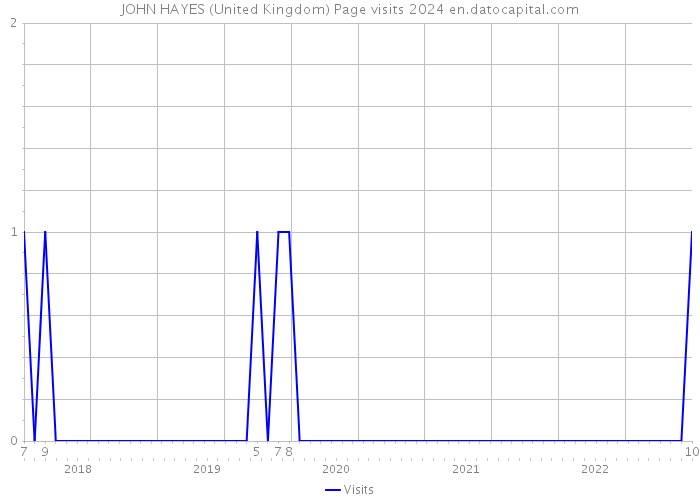 JOHN HAYES (United Kingdom) Page visits 2024 