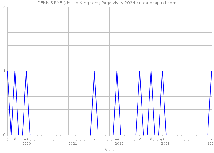 DENNIS RYE (United Kingdom) Page visits 2024 